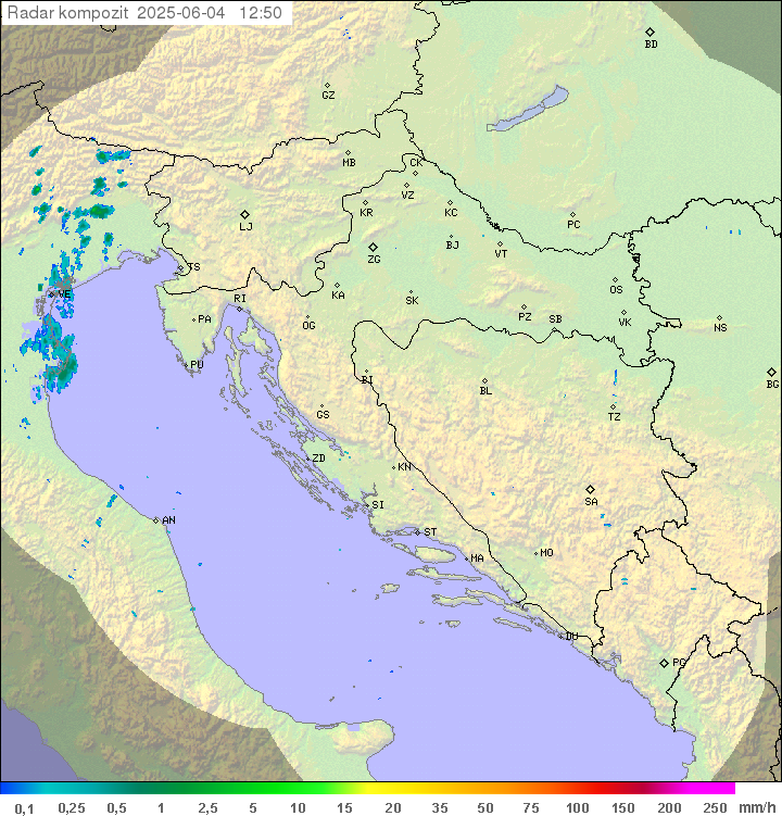 Padavine Hrvaška