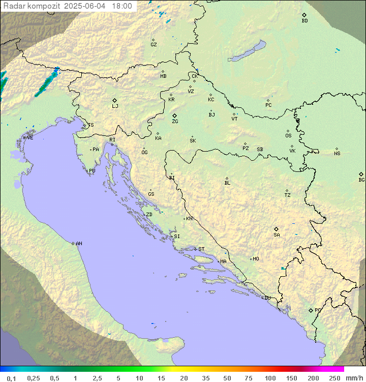 Padavine Hrvaška