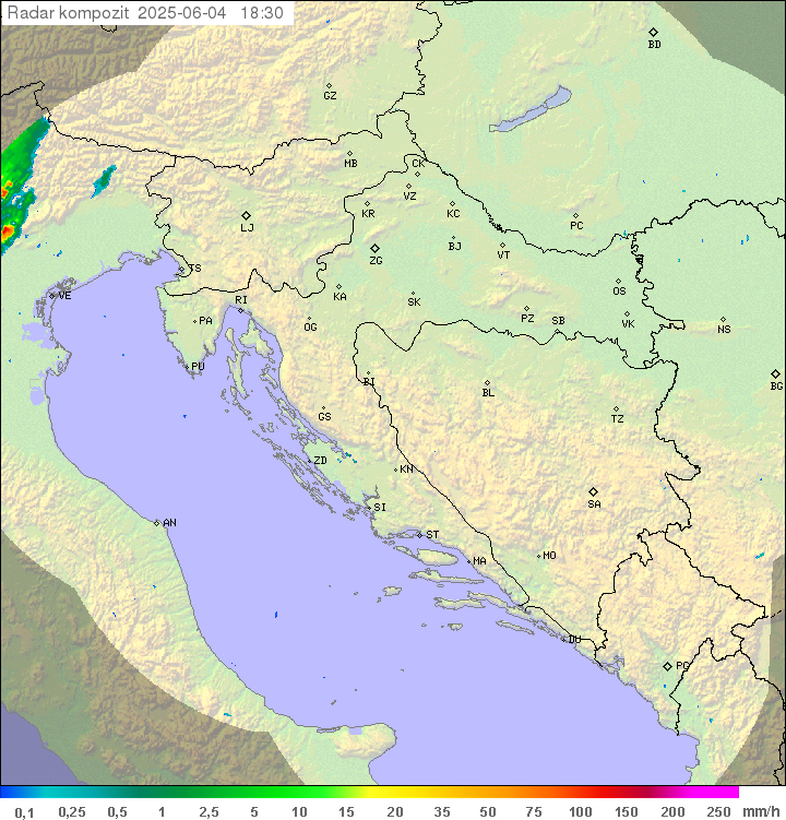 Padavine Hrvaška