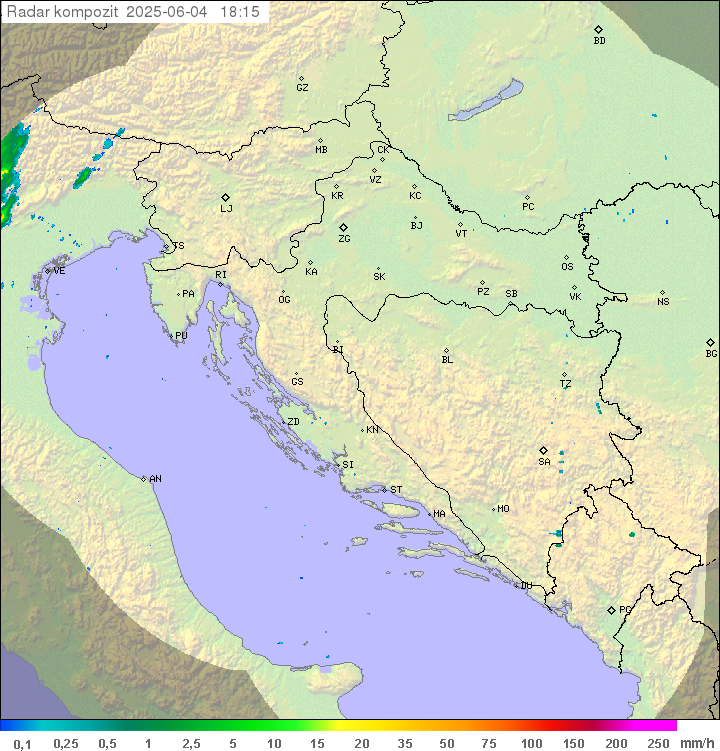 Padavine Hrvaška