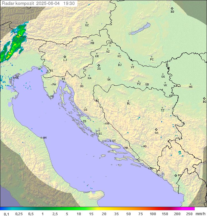 Padavine Hrvaška