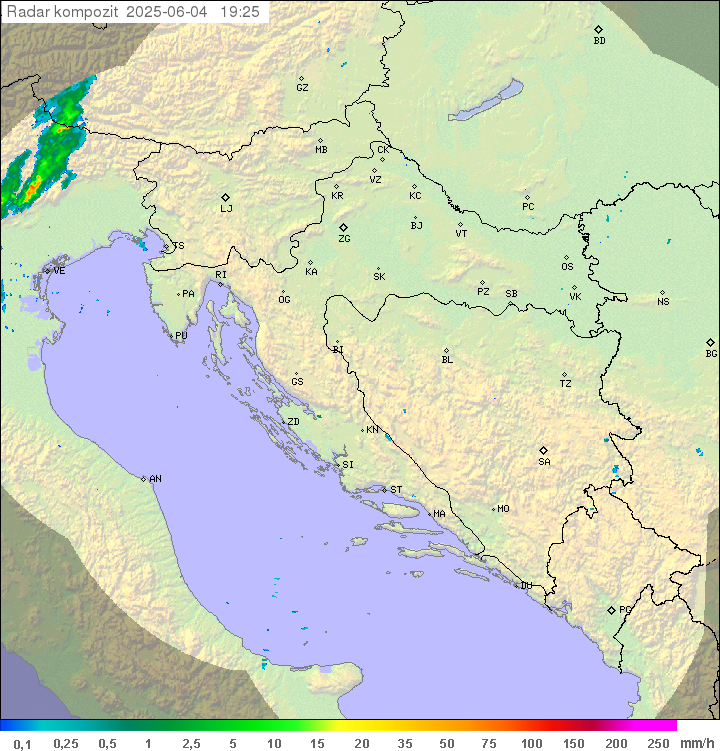 Padavine Hrvaška