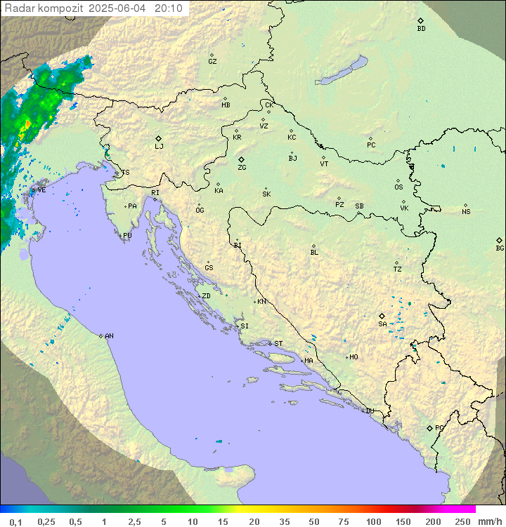 Padavine Hrvaška