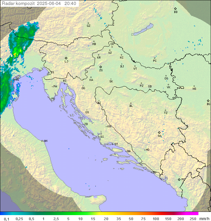 Padavine Hrvaška