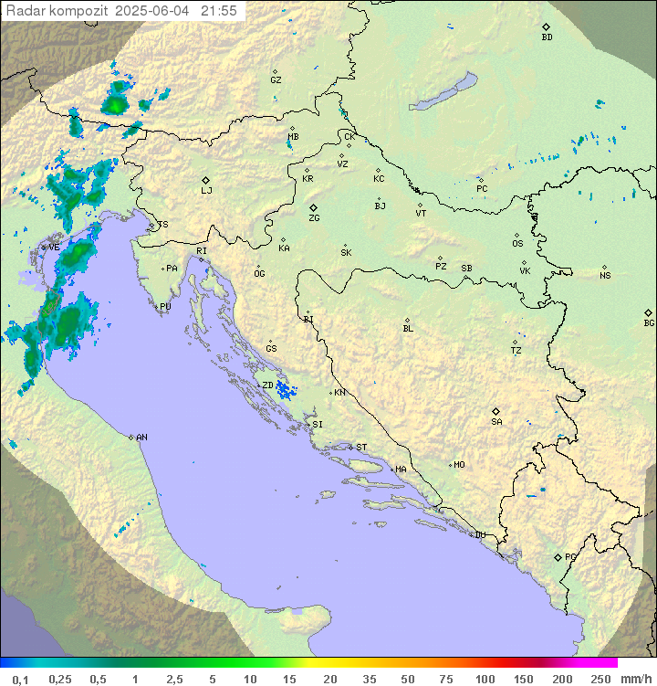 Padavine Hrvaška