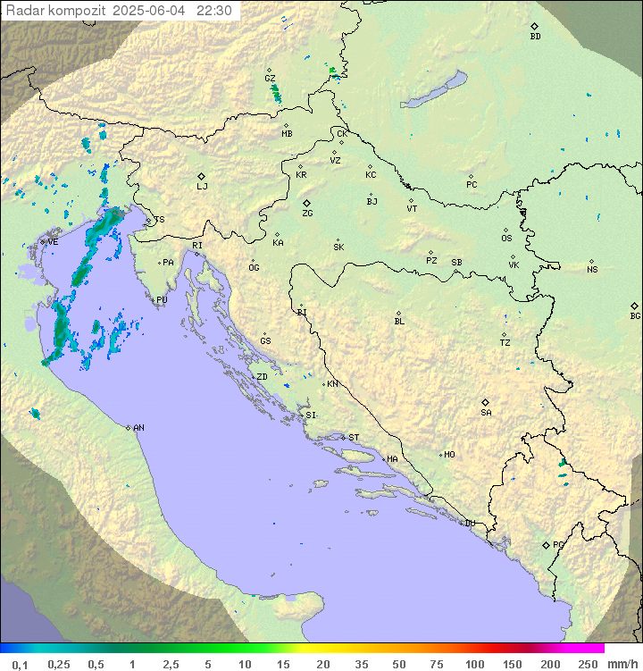 Padavine Hrvaška