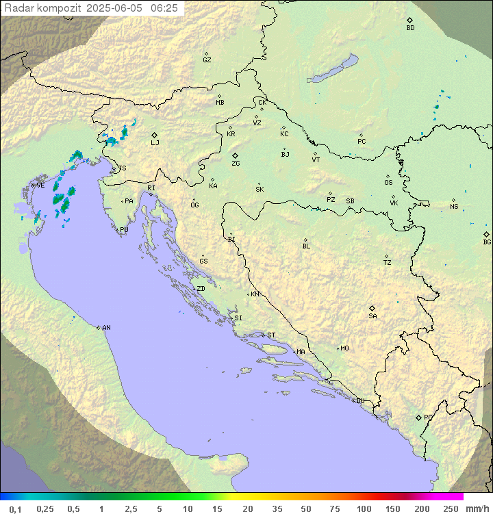 Padavine Hrvaška