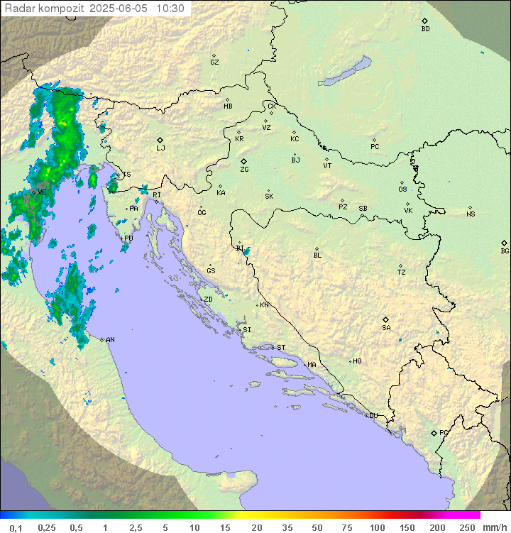 Padavine Hrvaška