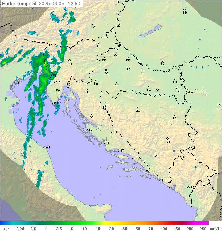Padavine Hrvaška