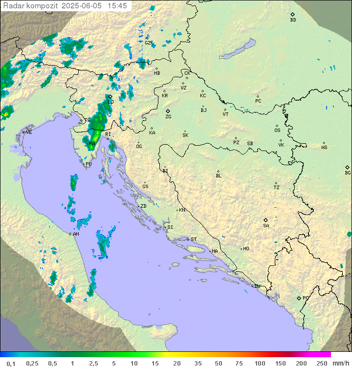 Padavine Hrvaška