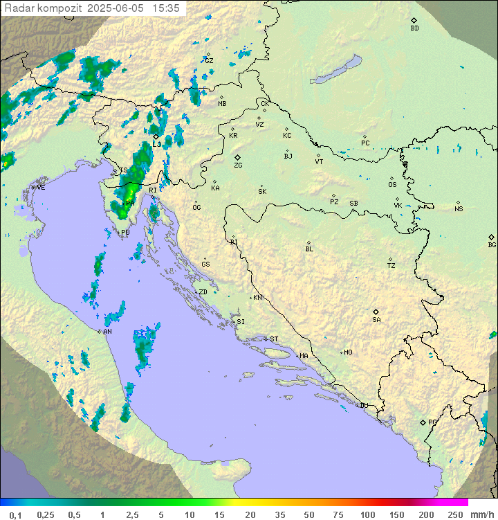 Padavine Hrvaška