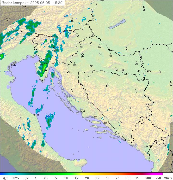 Padavine Hrvaška