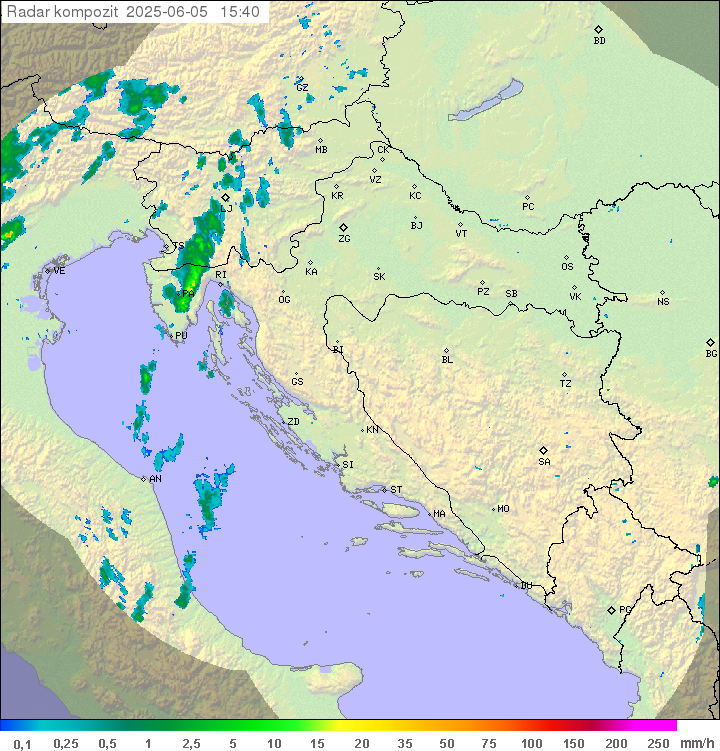 Padavine Hrvaška