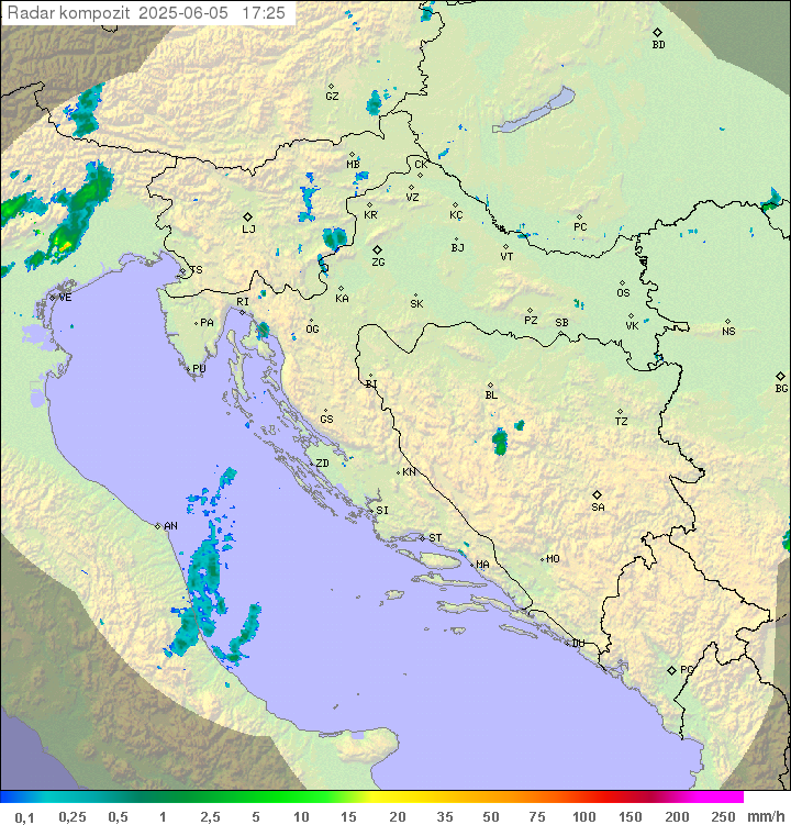 Padavine Hrvaška