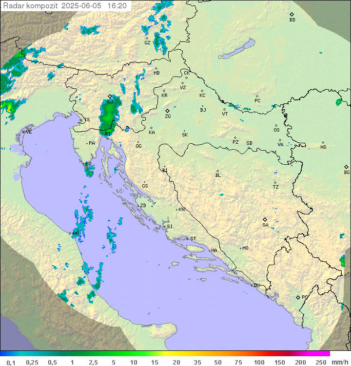Padavine Hrvaška