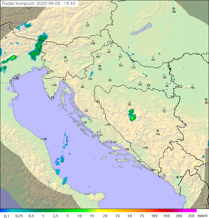 Padavine Hrvaška