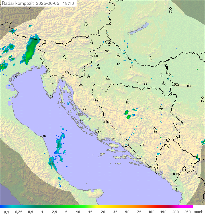 Padavine Hrvaška