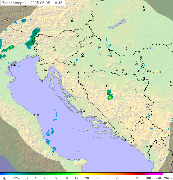 Padavine Hrvaška
