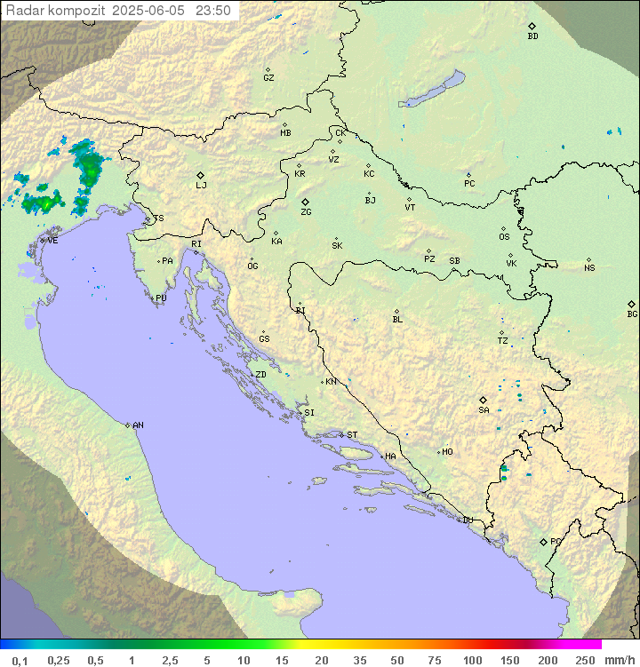 Padavine Hrvaška