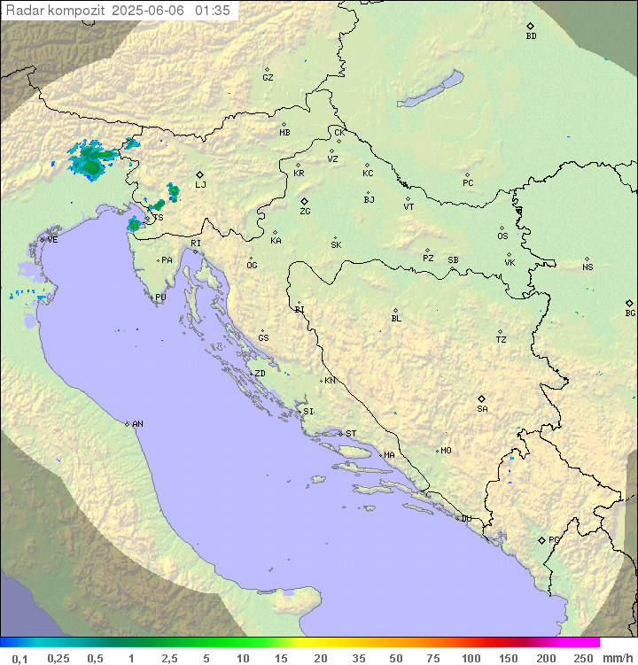 Padavine Hrvaška