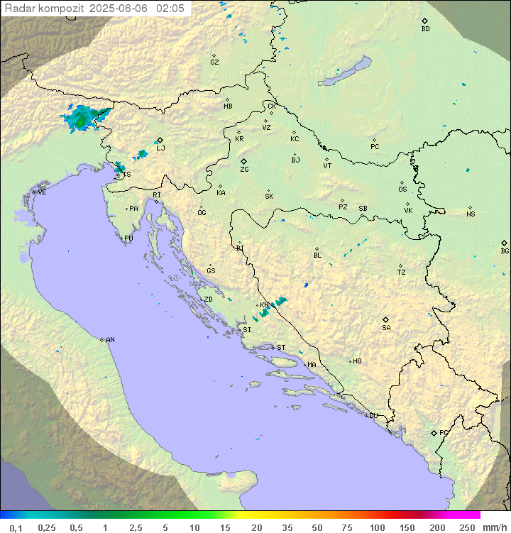 Padavine Hrvaška
