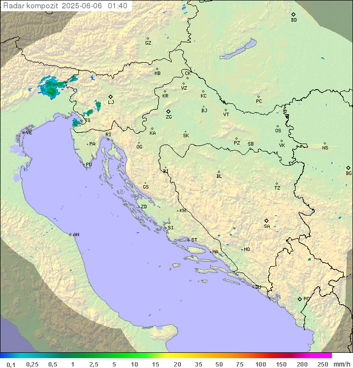 Padavine Hrvaška