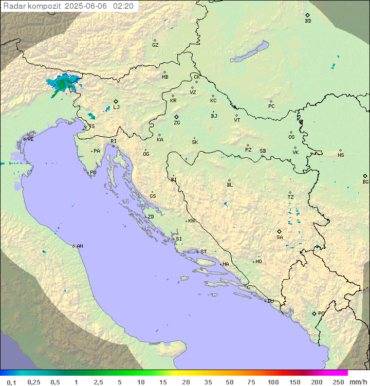 Padavine Hrvaška