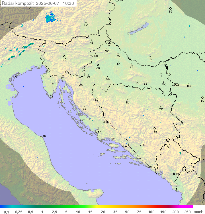 Padavine Hrvaška