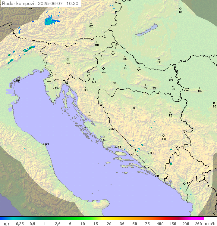 Padavine Hrvaška