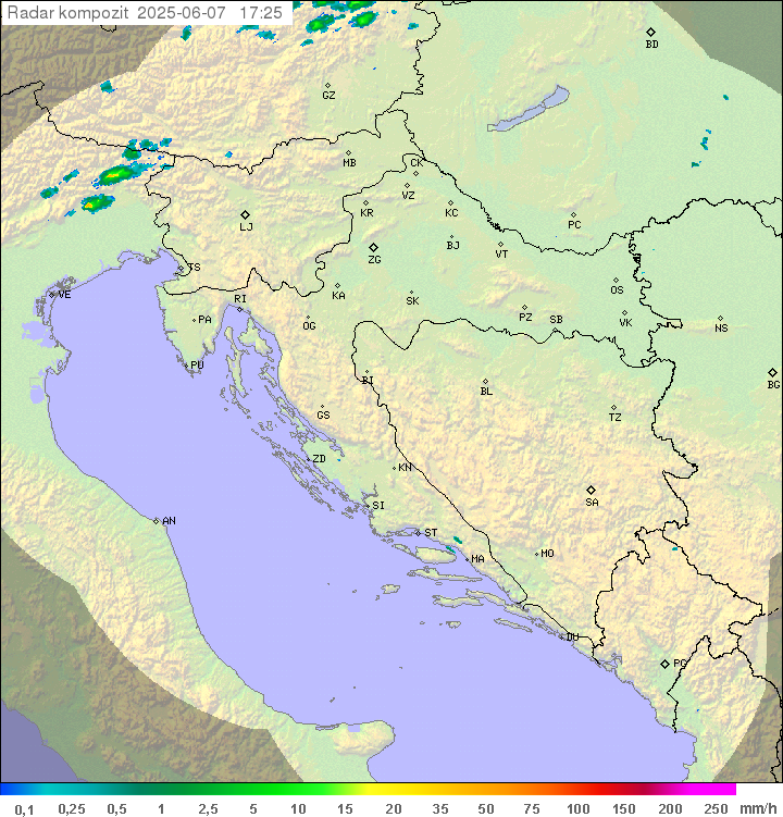 Padavine Hrvaška