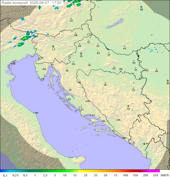 Padavine Hrvaška