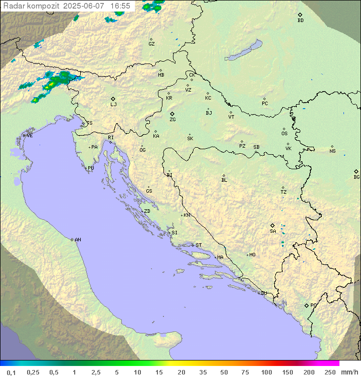 Padavine Hrvaška