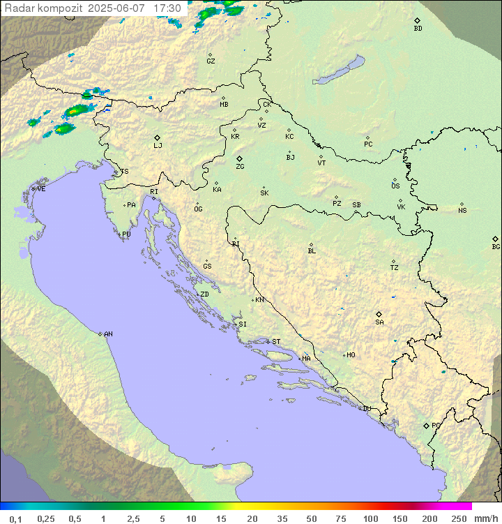 Padavine Hrvaška