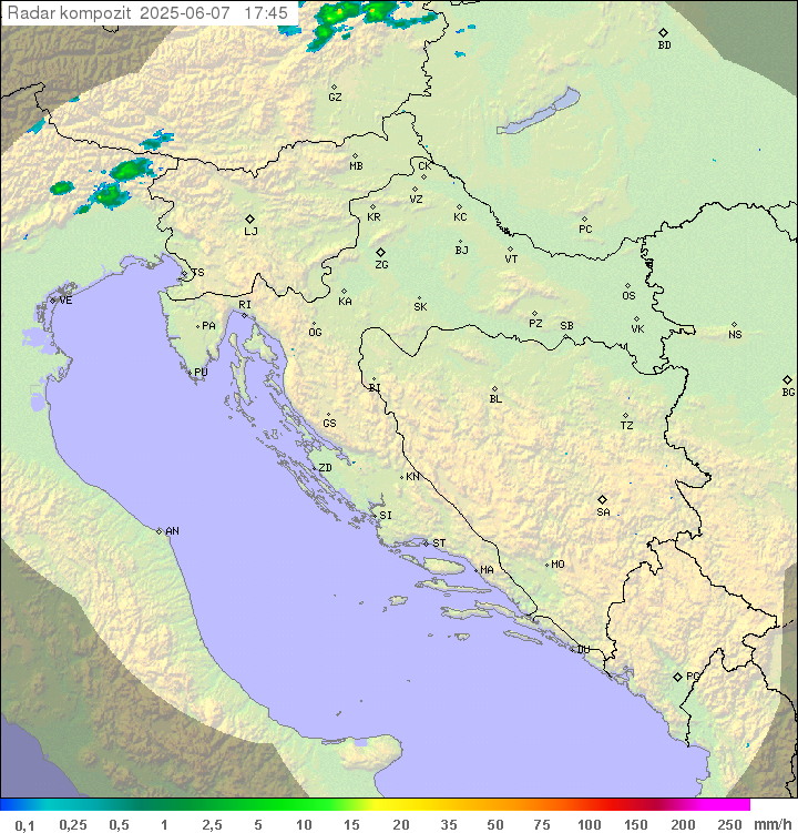 Padavine Hrvaška