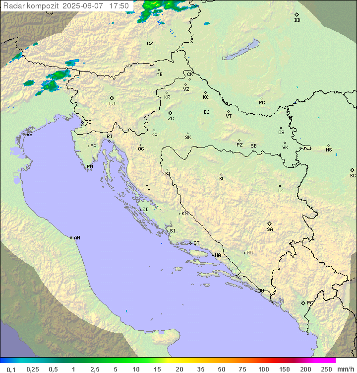 Padavine Hrvaška