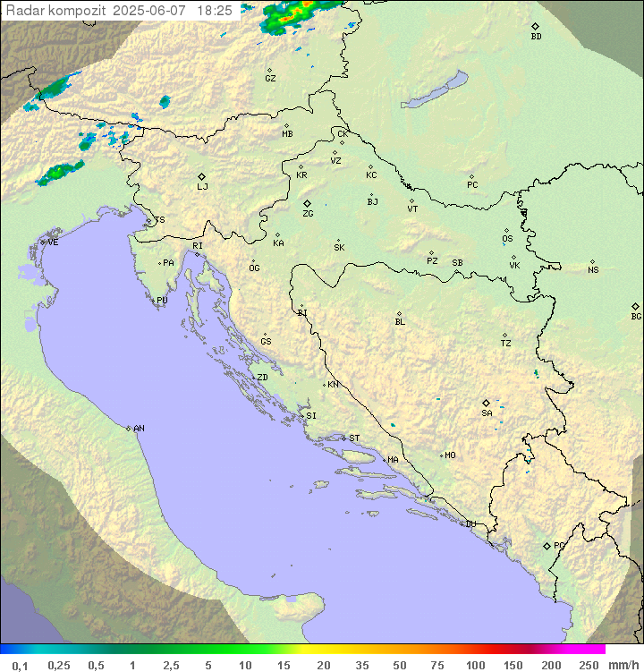 Padavine Hrvaška