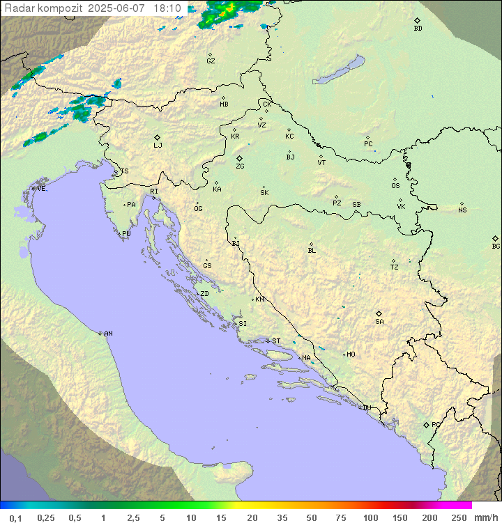 Padavine Hrvaška