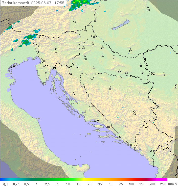 Padavine Hrvaška