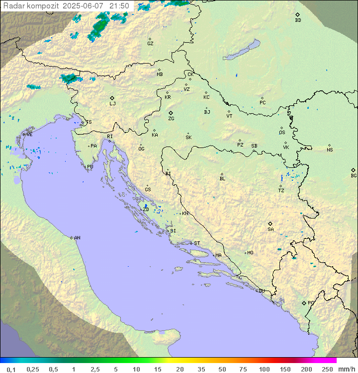 Padavine Hrvaška