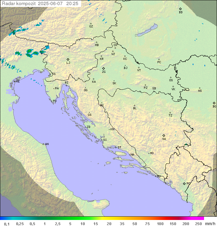 Padavine Hrvaška