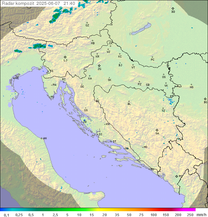 Padavine Hrvaška