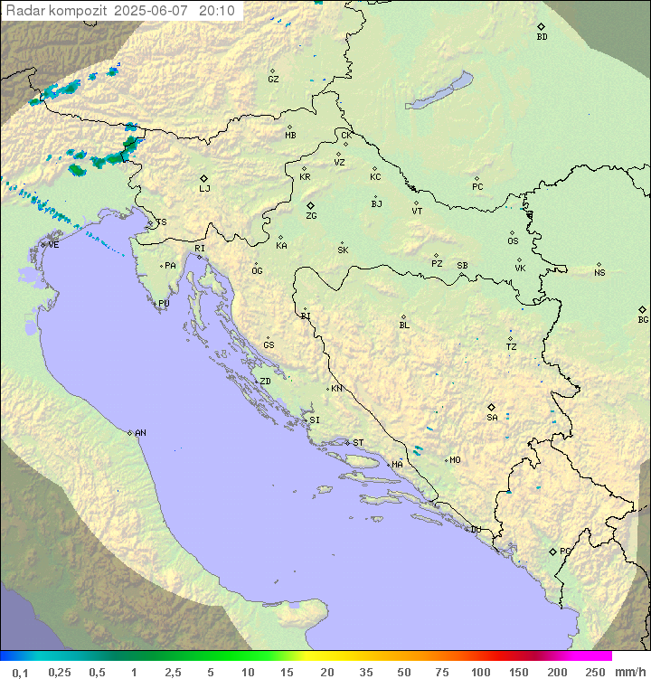 Padavine Hrvaška