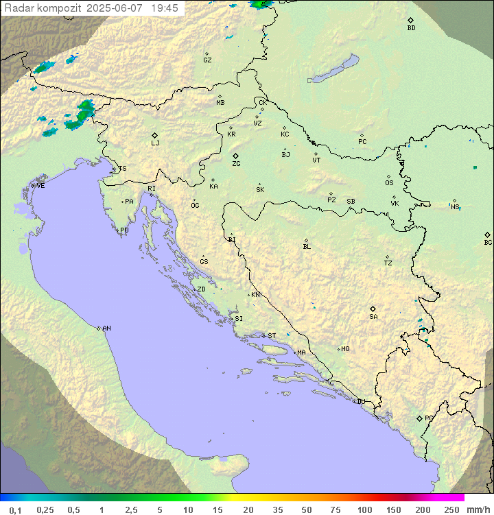 Padavine Hrvaška