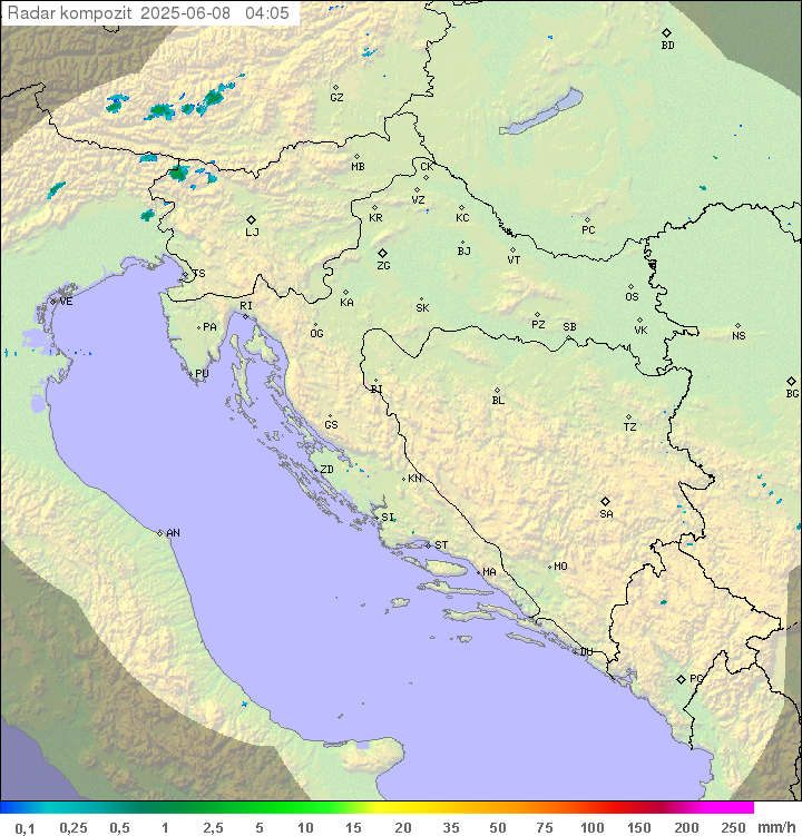 Padavine Hrvaška