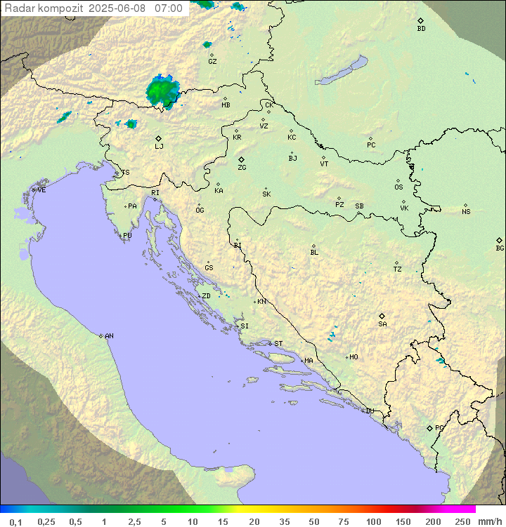 Padavine Hrvaška