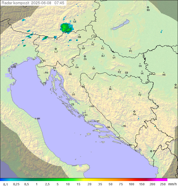 Padavine Hrvaška