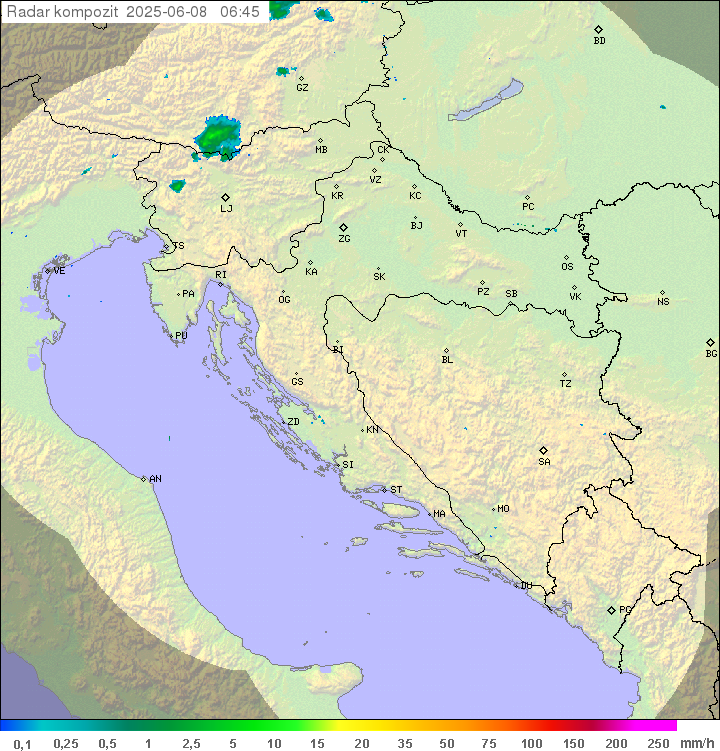 Padavine Hrvaška