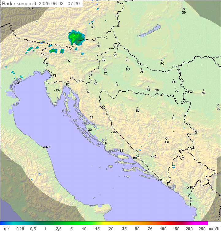 Padavine Hrvaška