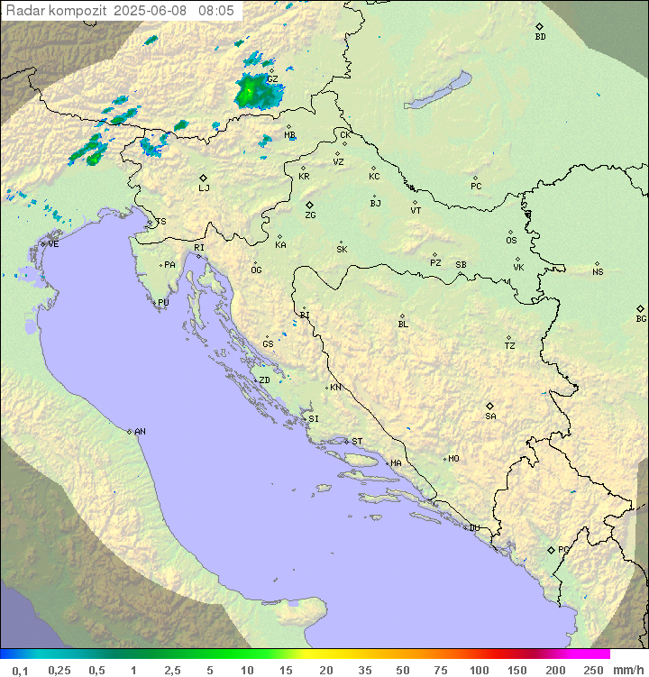 Padavine Hrvaška