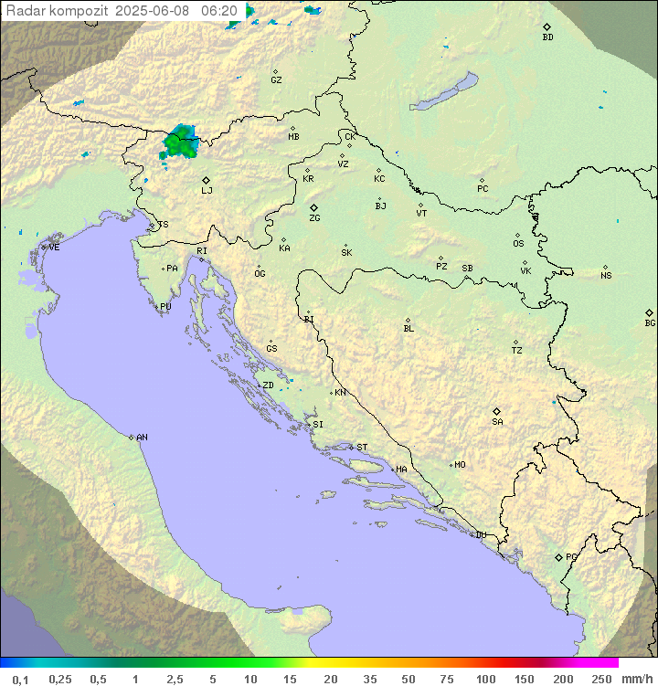 Padavine Hrvaška